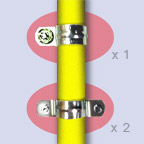 Requirements for clamps for gas pipes