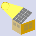 Constructive solution for solar roofs