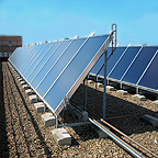 Solar collectors for domestic hot water production