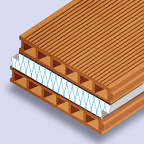 Assessment of a clay plank with built-in insulation