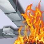 Assessment of fire-resistant panels for air conditioning ducts