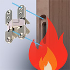 Evaluación de bisagras para puertas cortafuego