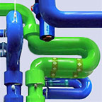 Assessment of a kit for increasing the fire resistance of pipes and ducts 